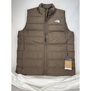 The North Face Men’s Aconcagua Vest Smokey Brown Size Small NWT $180 MSRP
